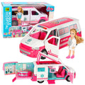 Ambulance Hôpital Mobile avec Poupée – 9 Pièces