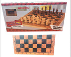 Jeu d'Échecs en Bois 3 en 1 – Échecs, Dames et Backgammon