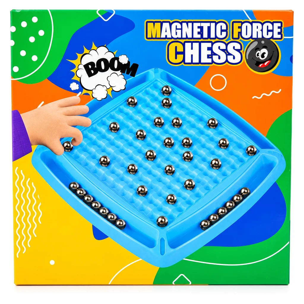 Jeu d'Échecs Magnétique à Billes dès 3 Ans
