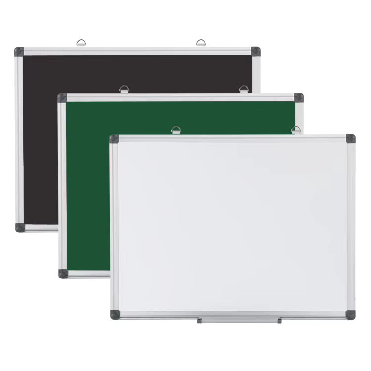 Tableau Blanc Double Face 60 × 90 cm – Cadre Aluminium