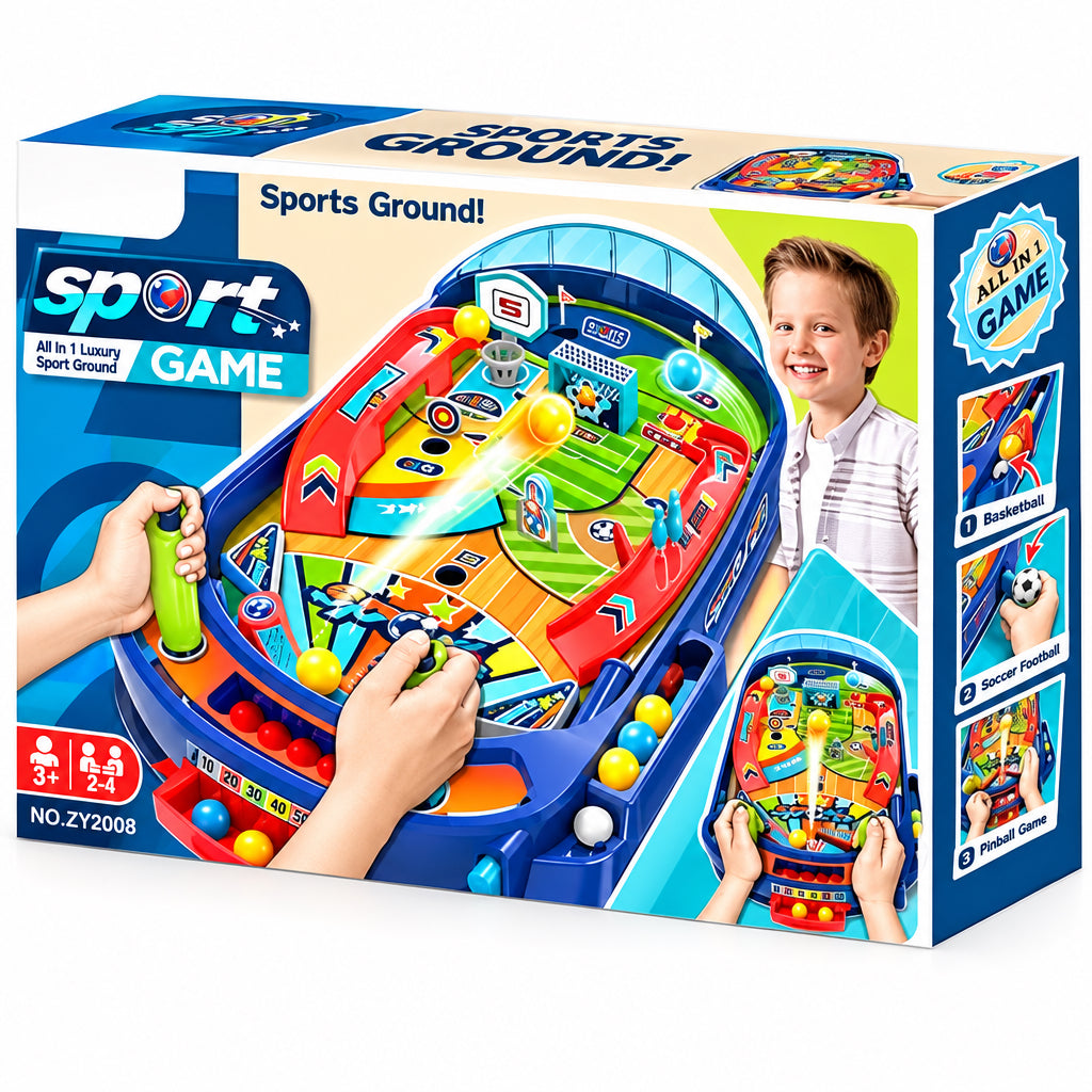 Flipper Multisport de Table – Jeu d'Adresse Familial dès 3 Ans