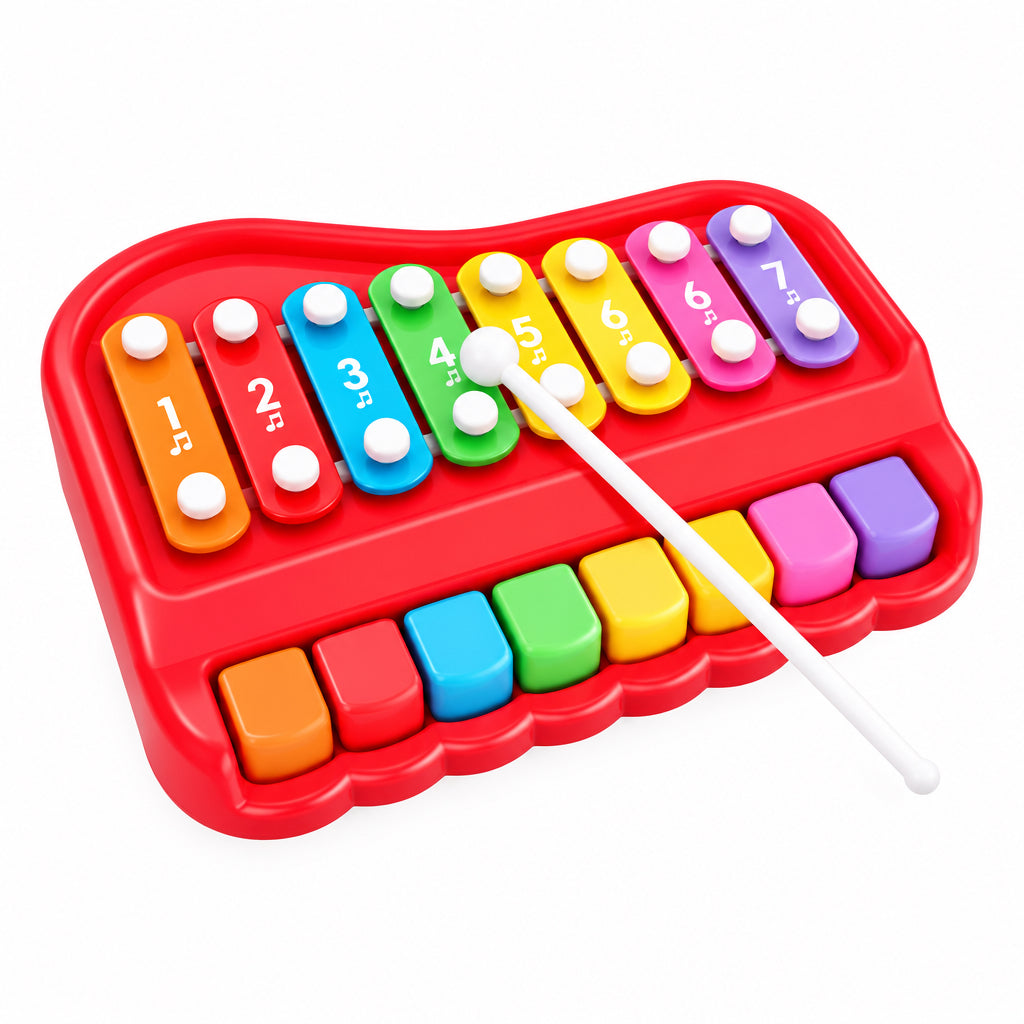 Xylophone Piano Bébé 2 en 1 dès 18 Mois – Jouet Musical