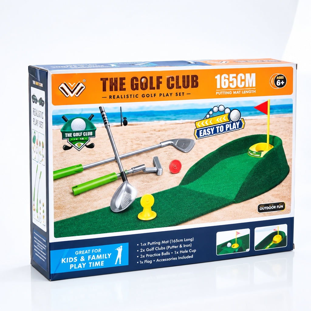 Set de Golf Enfant 165 cm – Clubs, Balles et Trou dès 3 Ans