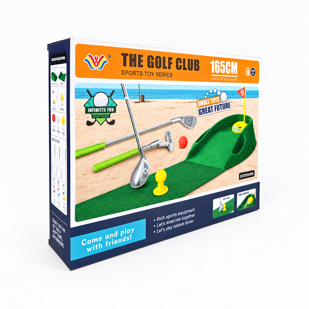 Set de Golf Enfant 165 cm – Clubs, Balles et Trou dès 3 Ans