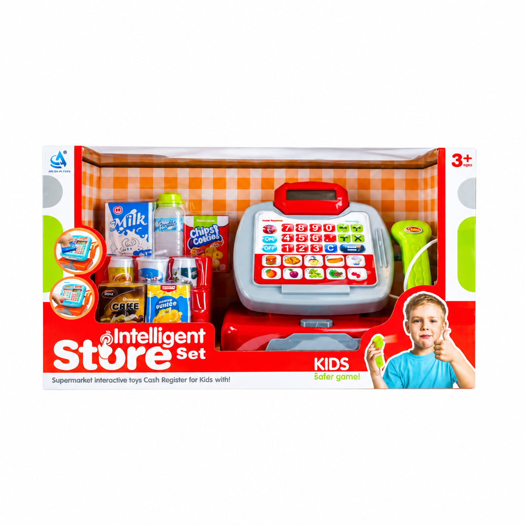 Caisse Enregistreuse Enfant Rose avec Accessoires – Jeu de Marchande