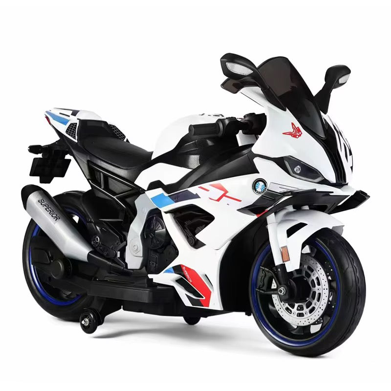 Moto Électrique S1000RR Enfant 12V Blanche
