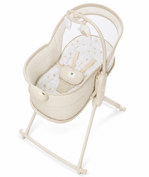 Berceau Évolutif Mastela Orbelle Crème – Transat, Berceau et Lit d'Appoint