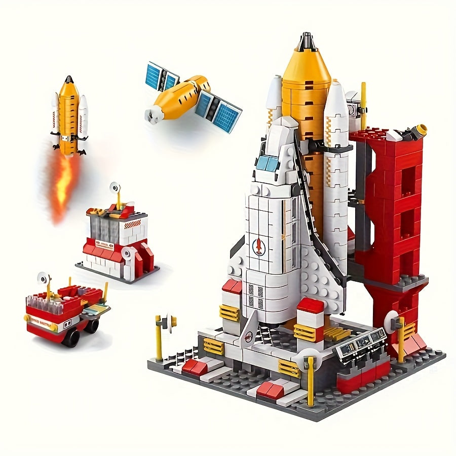 Jeu de Construction 1000 Pièces 6 en 1 – Navette Spatiale dès 6 Ans