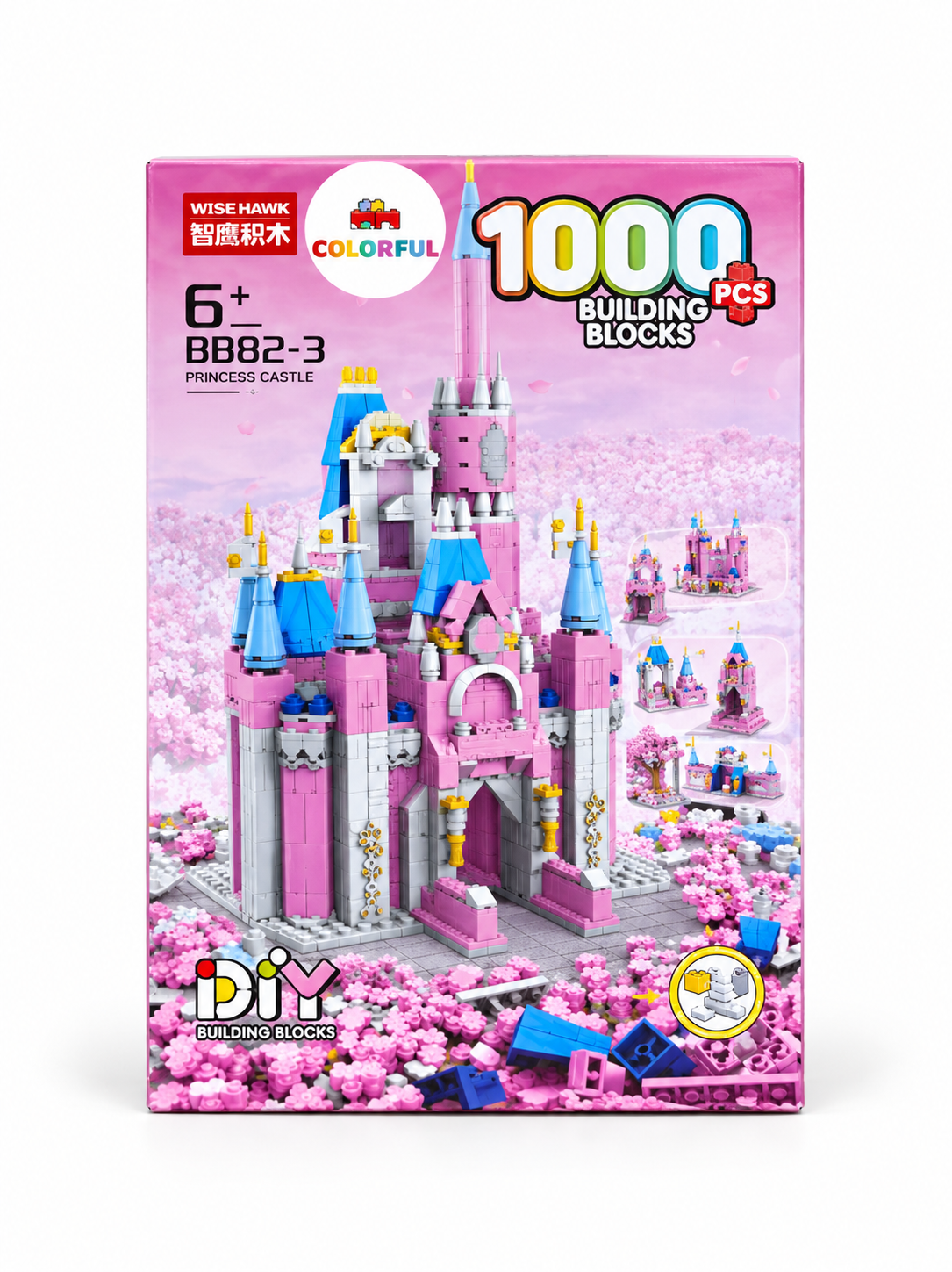 Jeu de Construction 1000 Pièces 6 en 1 – Château de Princesse dès 6 Ans