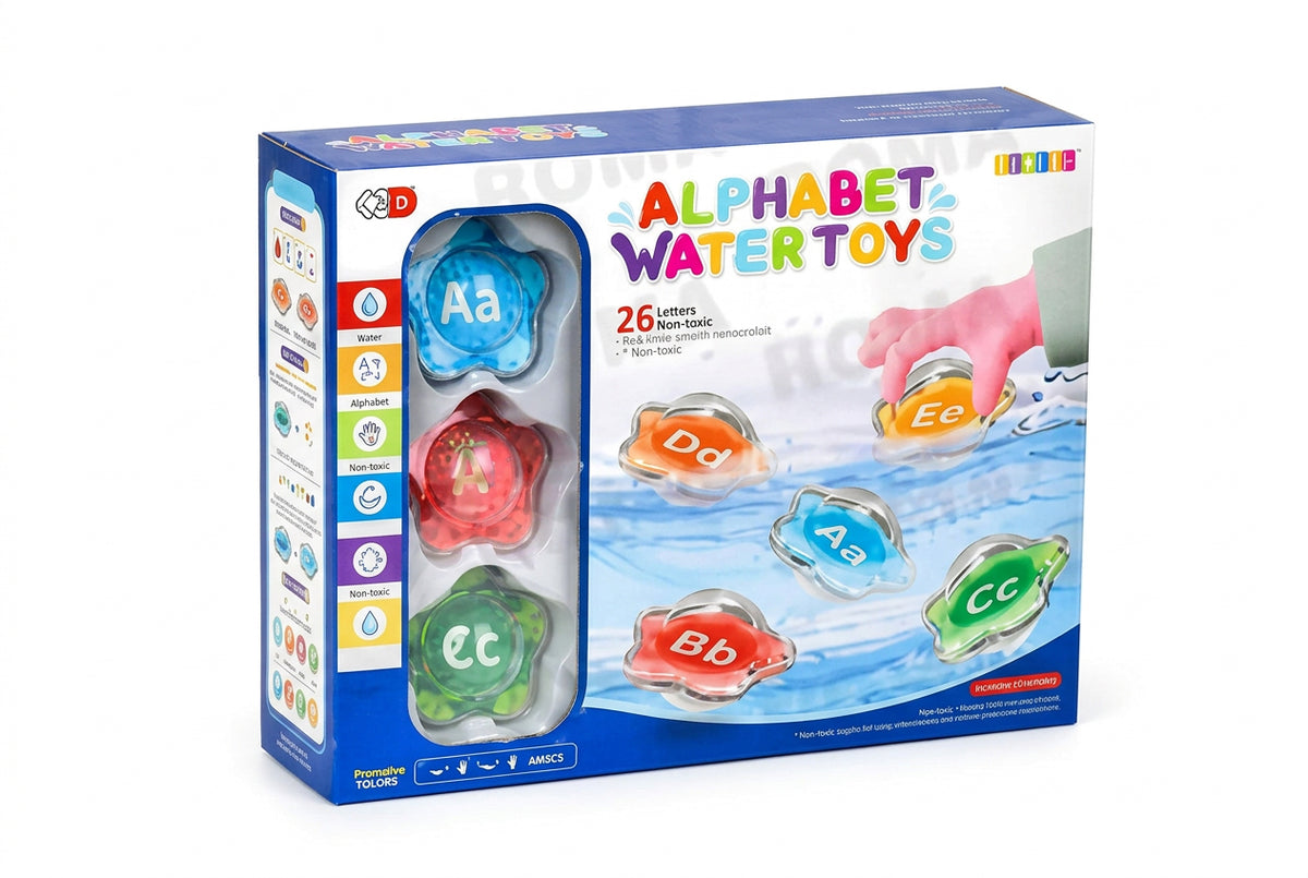 Jouets de Bain Alphabet 26 Pièces – Lettres Flottantes dès 18 Mois