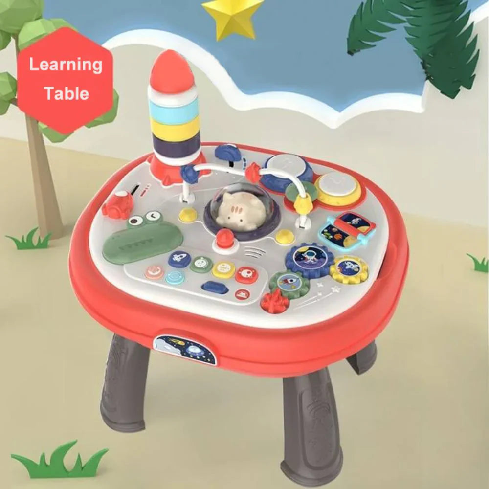 Table d’Activités Éducative pour Bébé – Sons & Lumières - Huanger