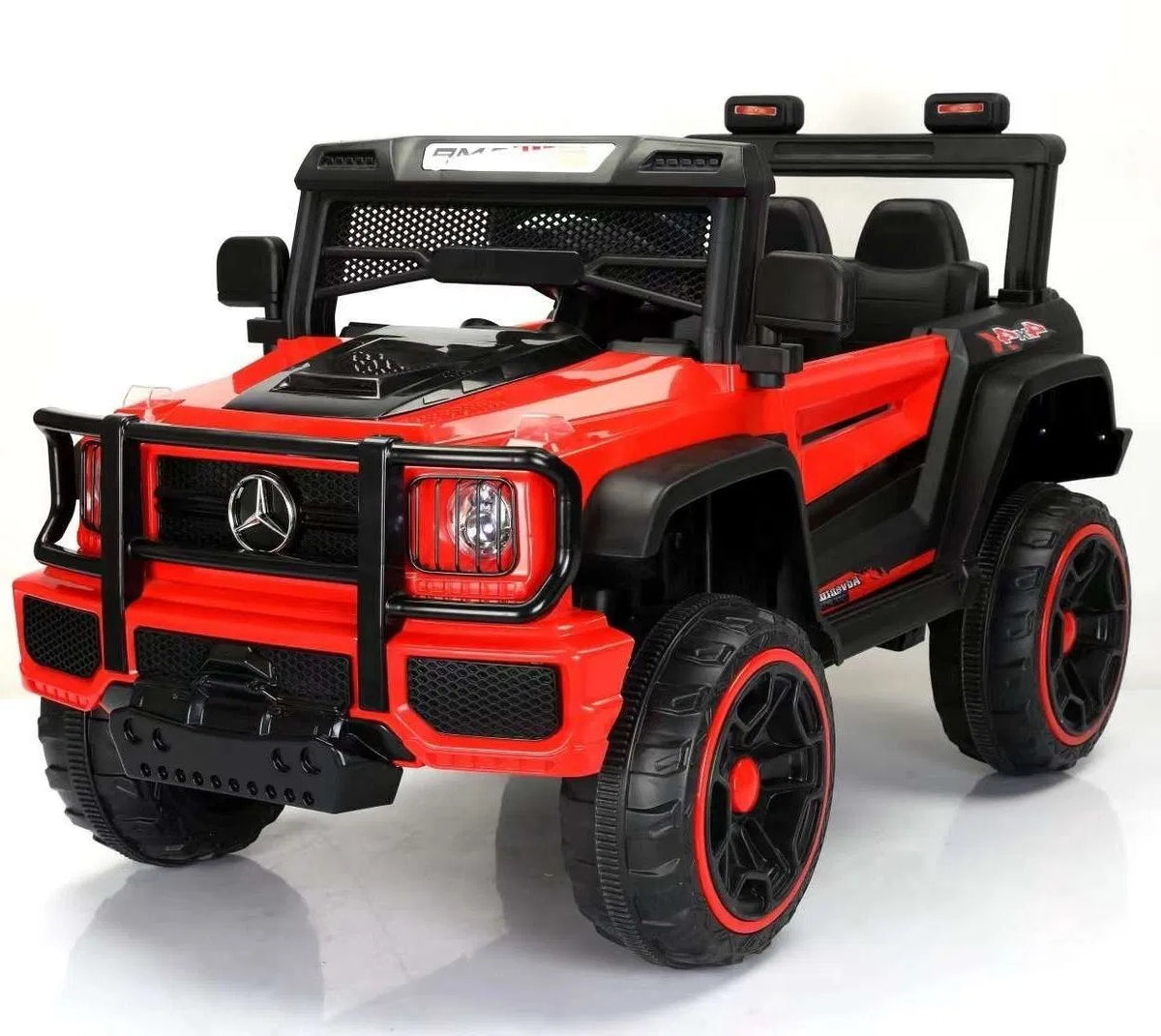 Voiture Électrique Mercedes AMG 12V pour Enfant – 4x4 Style G-Class – Rouge