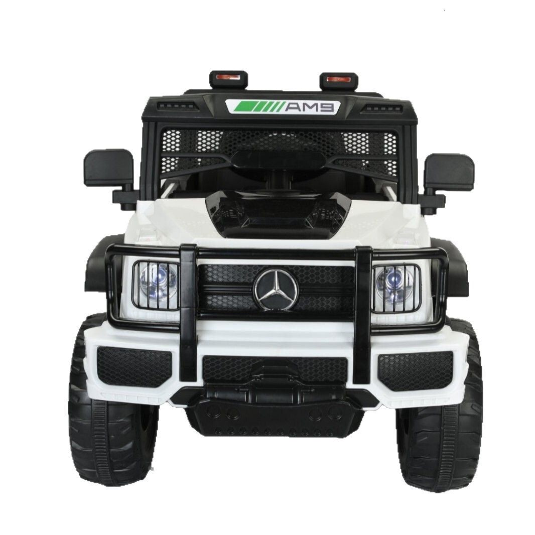 Voiture Électrique Mercedes AMG 12V pour Enfant – 4x4 Style G-Class – Rouge, Bleu ou Blanc