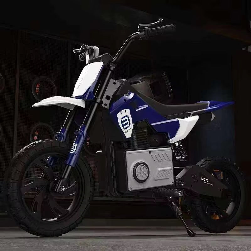 Moto Cross Électrique Enfant 24V – Style Tout-Terrain - Bleu