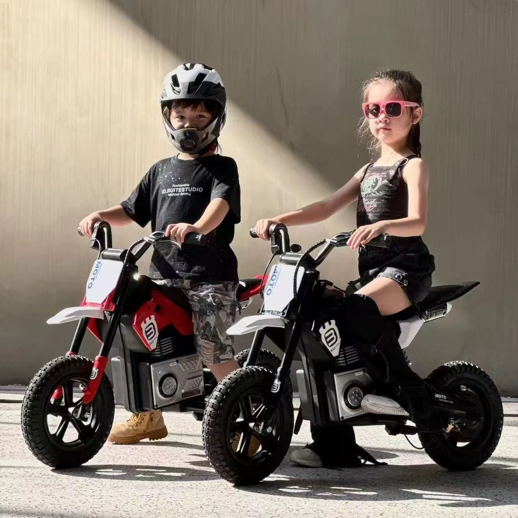 Moto Cross Électrique Enfant 24V – Style Tout-Terrain - Bleu