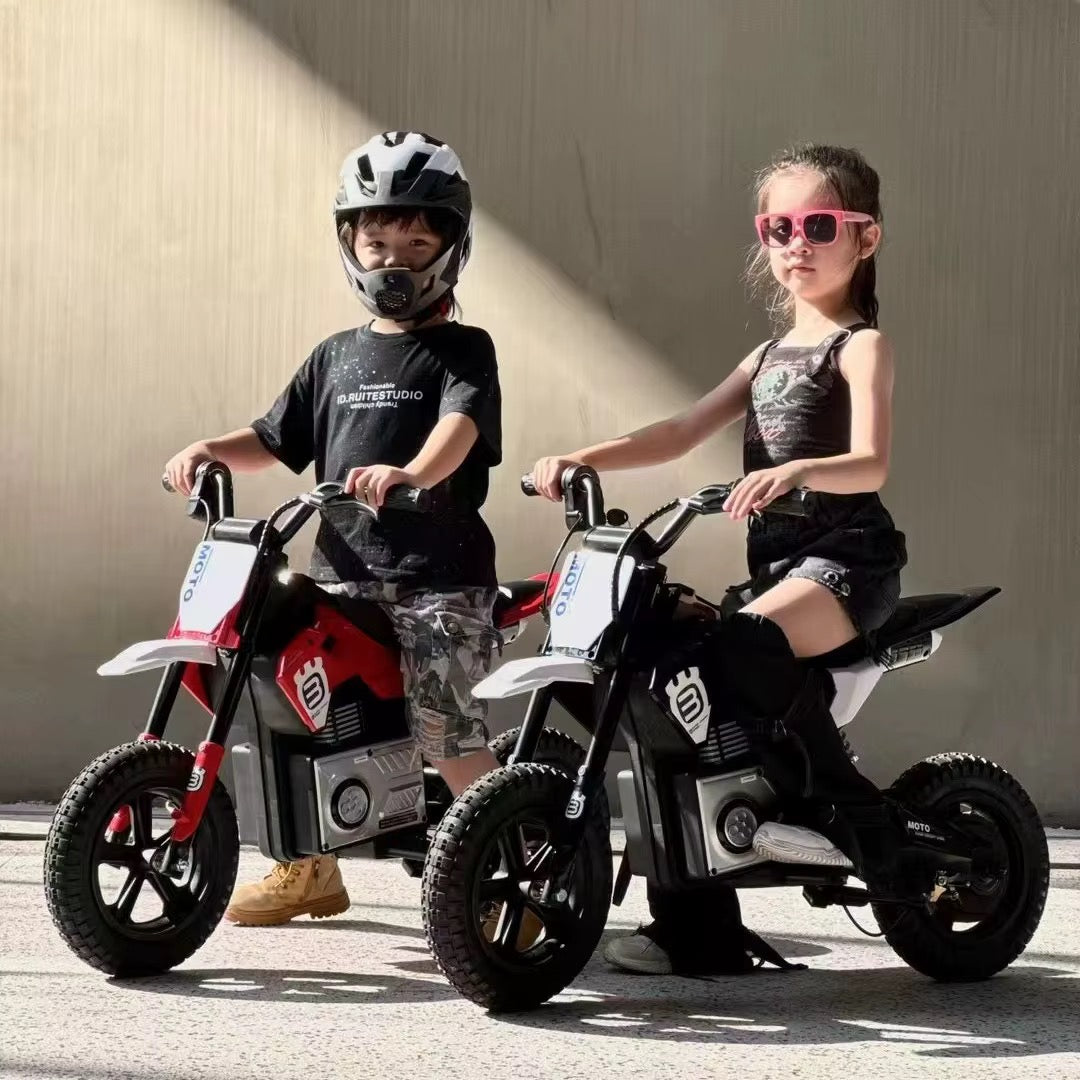 Moto Cross Électrique Enfant 24V – Style Tout-Terrain - Bleu