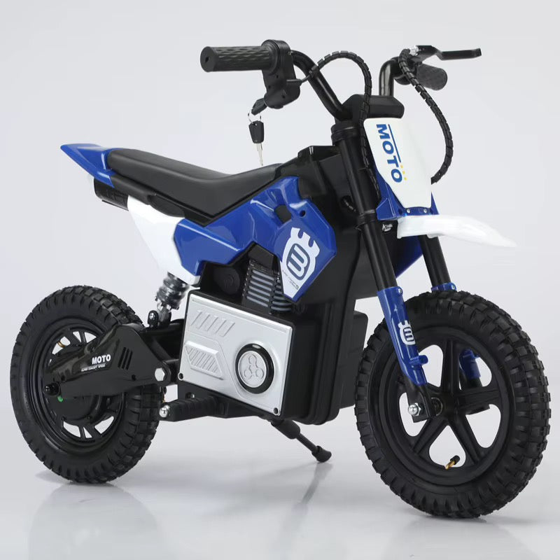 Moto Cross Électrique Enfant 24V – Style Tout-Terrain - Bleu