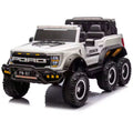 Voiture Électrique 6x6 pour Enfants – 12V avec Télécommande Blanc