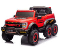 Voiture Électrique 6x6 pour Enfants – 12V avec Télécommande Rouge