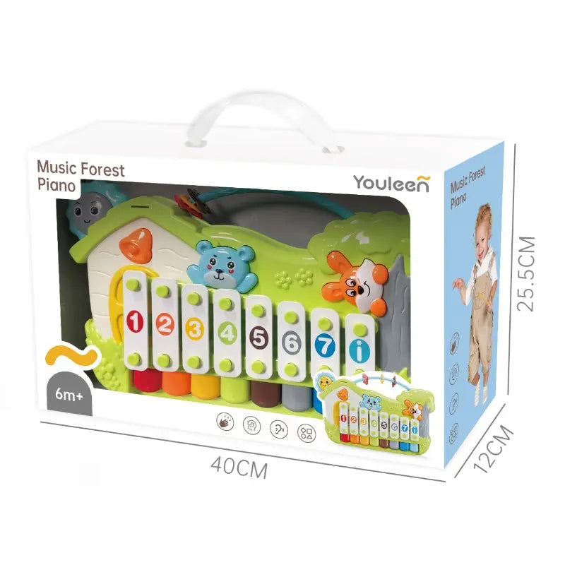 Piano Lumineux d’Éveil – Lumières, Couleurs & Motifs + Sons