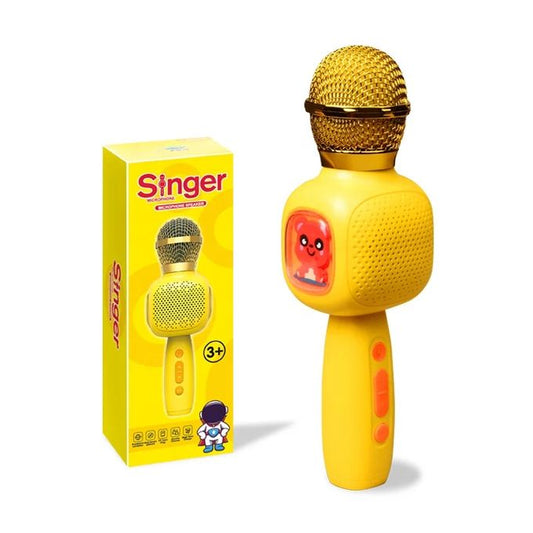 Microphone Sans Fil Enfant – Bluetooth, Carte TF & LED (23 cm)