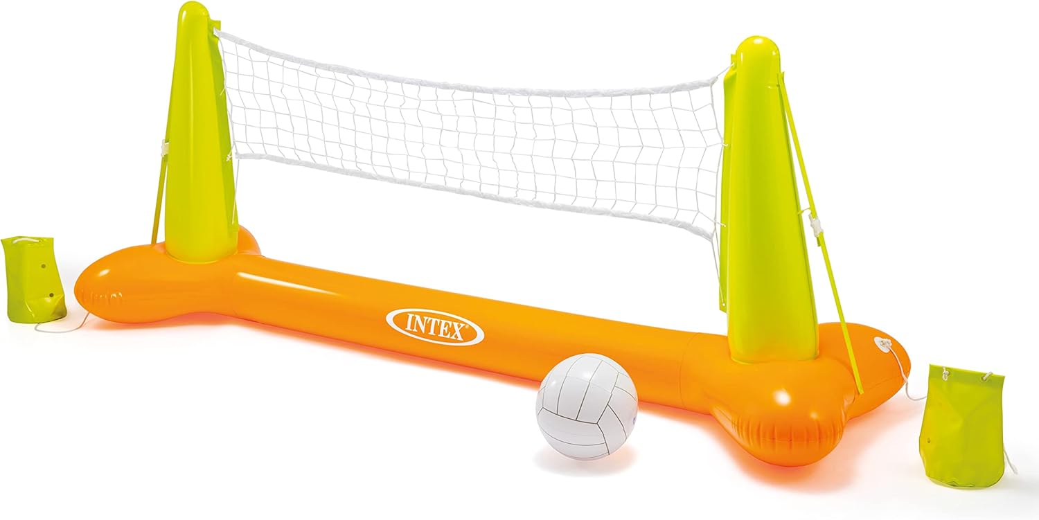 Set de Volley Gonflable Intex – Jeu Aquatique avec Filet & Ballon dès 6 Ans