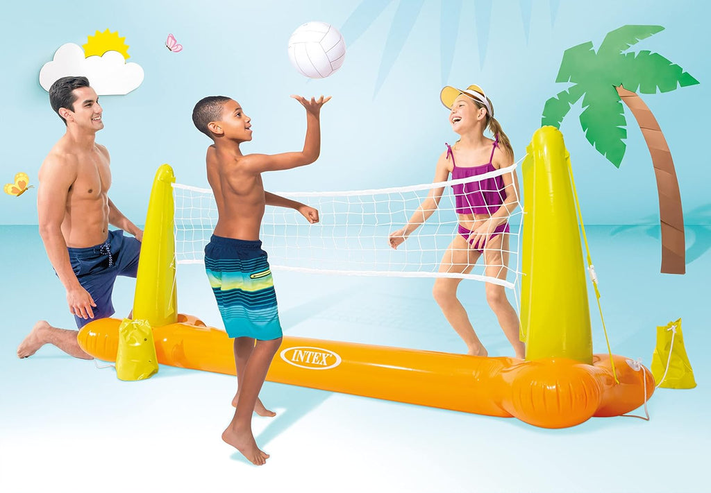 Set de Volley Gonflable Intex – Jeu Aquatique avec Filet & Ballon dès 6 Ans
