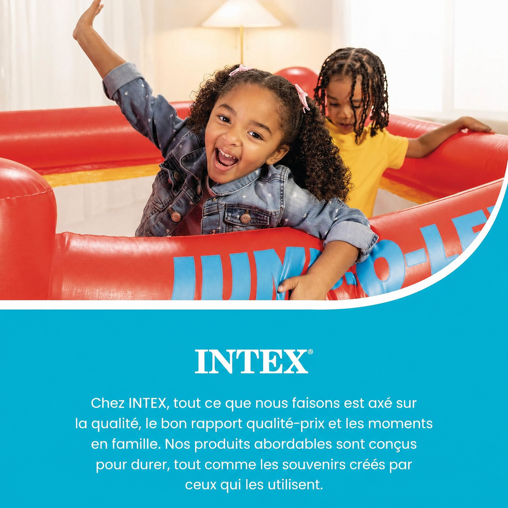 Château Gonflable Intex Jump-O-Lene – Aire de Rebond Enfant 3-6 Ans