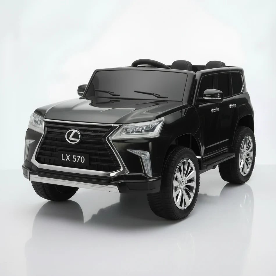 Voiture Électrique Lexus LX570 pour Enfant – 12V, 2 Places, 4x4, Télécommande - Noire