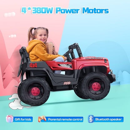 Jeep Électrique Enfant 4 Roues 12 V – Rouge