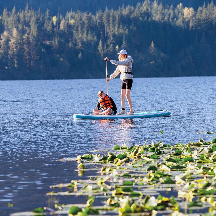 Paddle Gonflable Intex AquaQuest 320 – SUP 320 cm avec Pagaie, Pompe & Sac de Transport