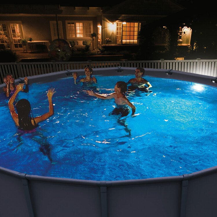 Spot LED Magnétique Intex pour Piscine Hors-Sol – Éclairage Multicolore