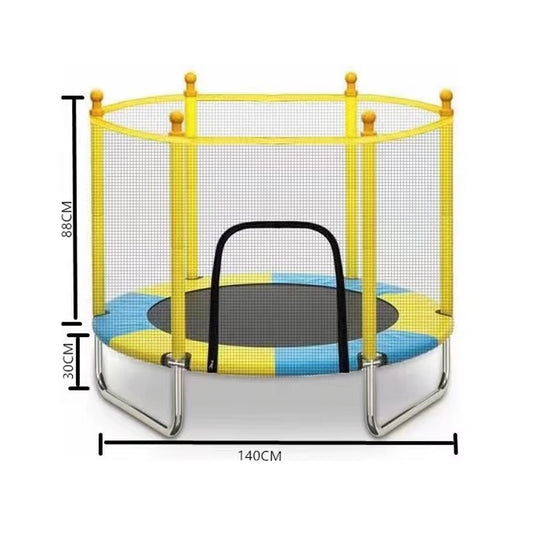 Trampoline Enfant 1,4 m avec Filet de Sécurité & Pieds en U