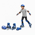 Patins à Roulettes Enfants Réglables + Kit de Protection – Réversible