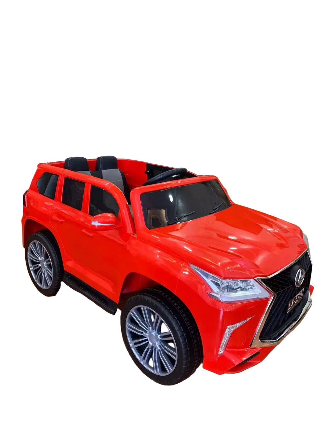 Voiture Électrique Lexus LX570 pour Enfant – 12V, 2 Places, 4x4, Télécommande - Rouge