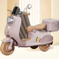 Moto Électrique 3 Roues pour Enfant – Premier Ride-On Stable avec Batterie 12V - Rose