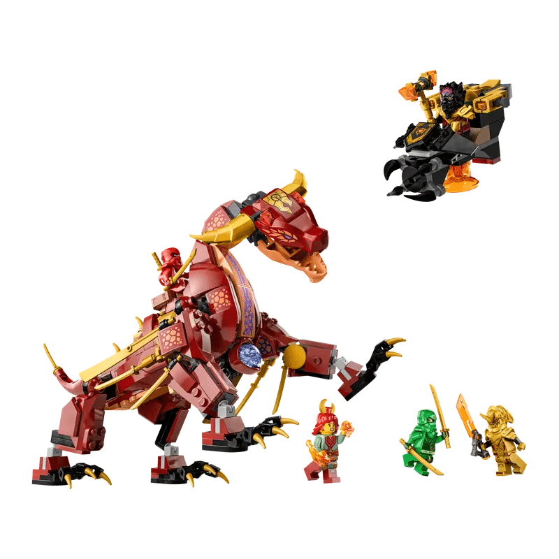 NINJAGO – Le Dragon de Lave Transformable de Heatwave