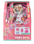 L'ensemble Baby Doll présenté est un ensemble de jeu complet et nourrissant conçu pour les enfants âgés de 3 ans et plus.
