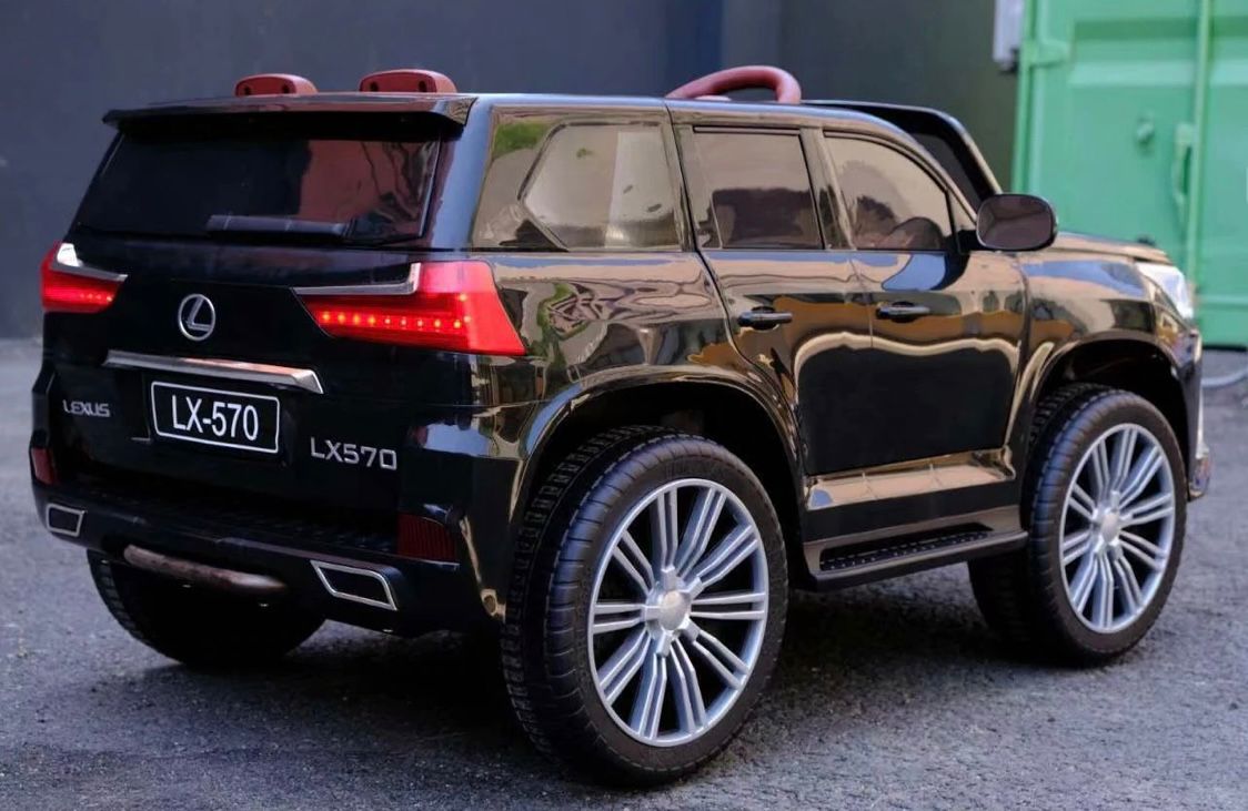 Voiture Électrique Lexus LX570 pour Enfant – 12V, 2 Places, 4x4, Télécommande - Noire