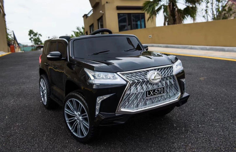 Voiture Électrique Lexus LX570 pour Enfant – 12V, 2 Places, 4x4, Télécommande - Noire