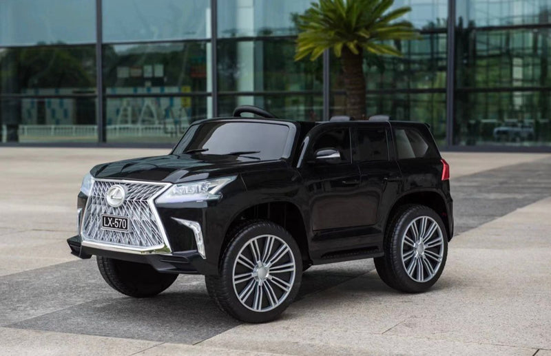 Voiture Électrique Lexus LX570 pour Enfant – 12V, 2 Places, 4x4, Télécommande - Noire