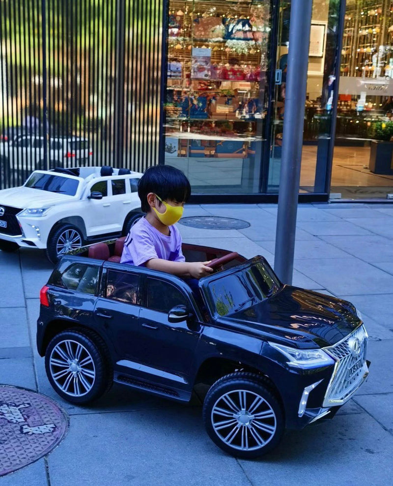 Voiture Électrique Lexus LX570 pour Enfant – 12V, 2 Places, 4x4, Télécommande - Noire