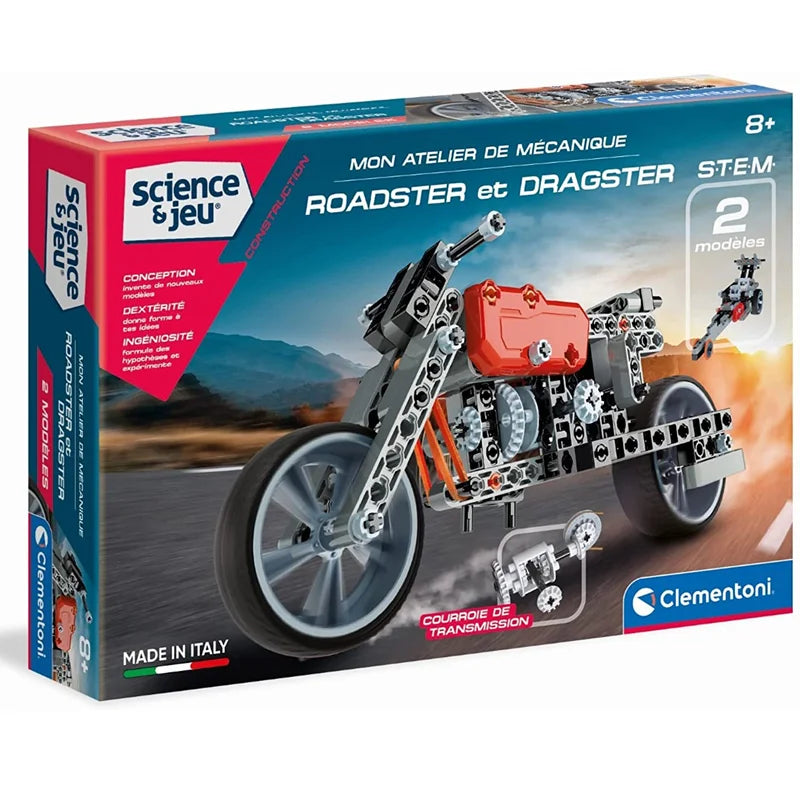 MON ATELIER DE MÉCANIQUE – ROADSTER & DRAGSTER – CLEMENTONI