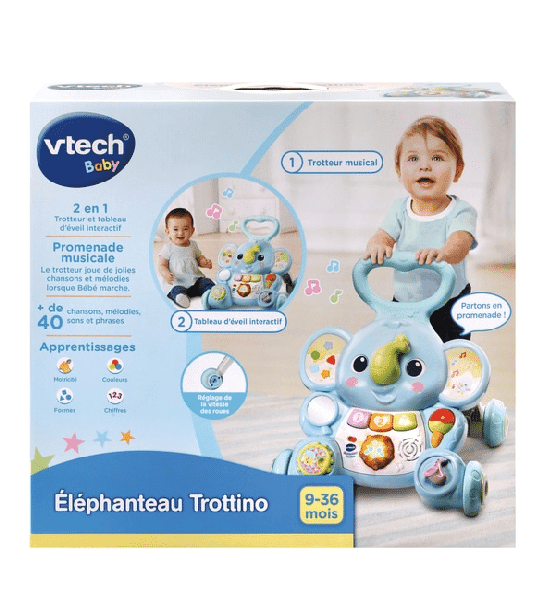 Trotteur Éléphanteau Trottino -vtech