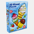 Puzzle visuel 3D PlayfulMario de 120 pièces sur le thème des glaces.