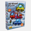 Puzzle visuel 3D PlayfulMario comprenant