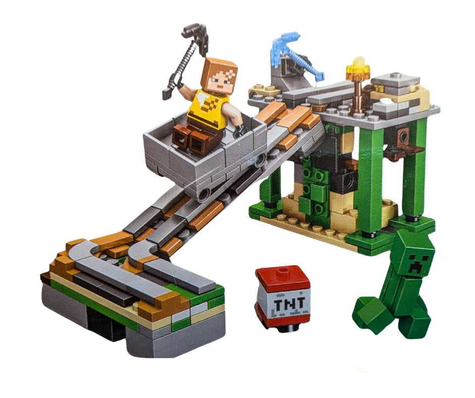 Minecrat – Set de Construction Aventure 2-en-1 pour Enfants (268 Pièces)