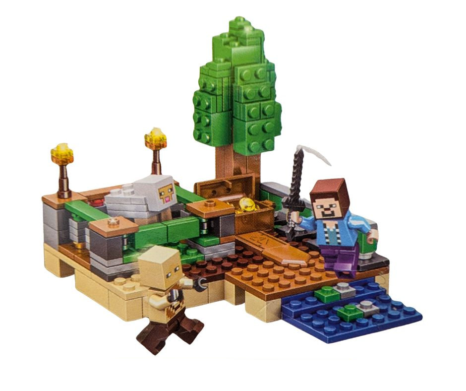 Minecrat – Set de Construction Aventure 2-en-1 pour Enfants (268 Pièces)