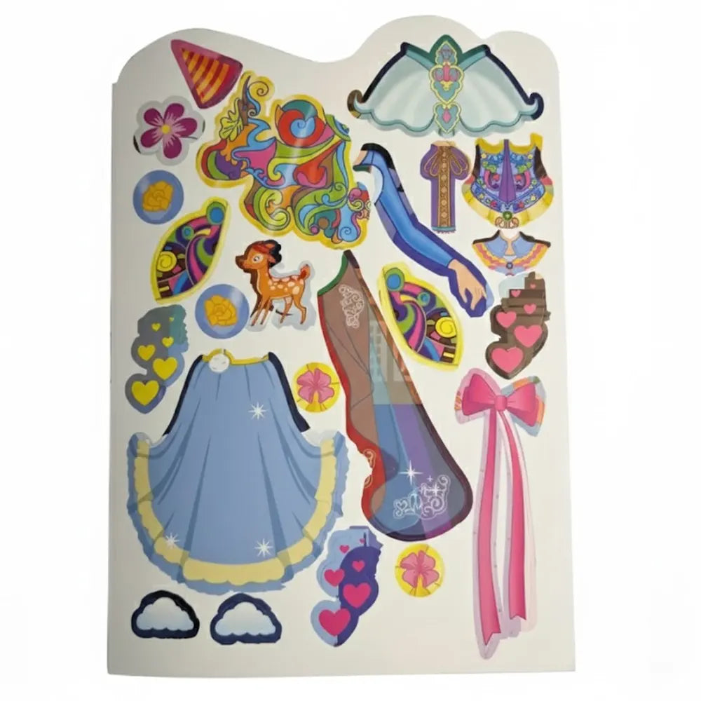 Livre Créatif Princesses de Rêve – Activités de Collage et Coloriage