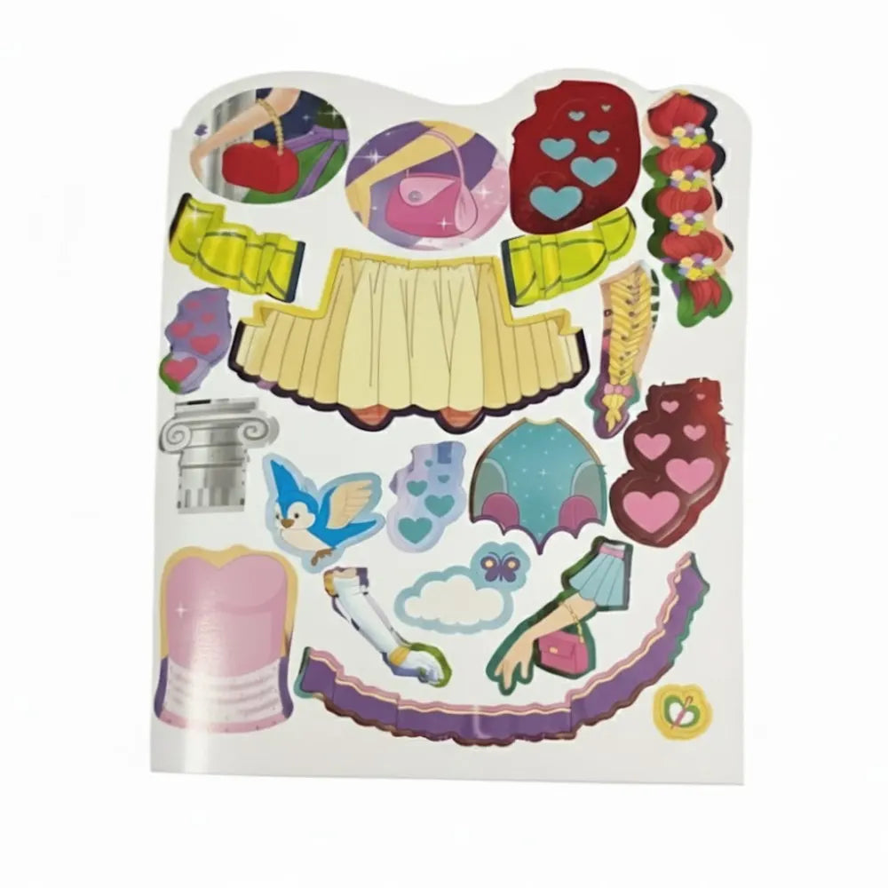 Livre Créatif Royaume des Princesses – Coller et Colorier